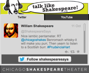 Screenshot: In-ad Twitter feed. 