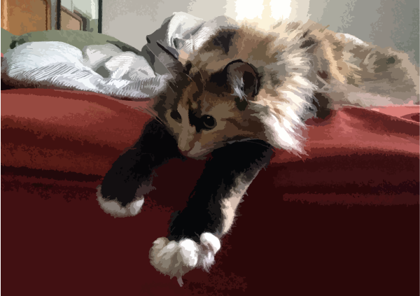 An image converted into a vector format. (Click to enlarge)