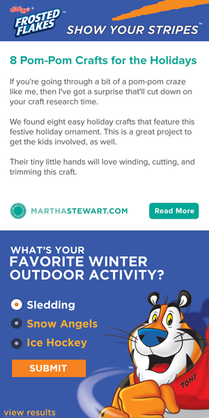 The MarthaStewart.com content for this Kellogg's Frost Flakes ad was licensed on a CPM basis through Starcom MediaVest Group's CONTENT@SCALE platform. Disclaimer: Flite powers CONTENT@SCALE. (Learn More)